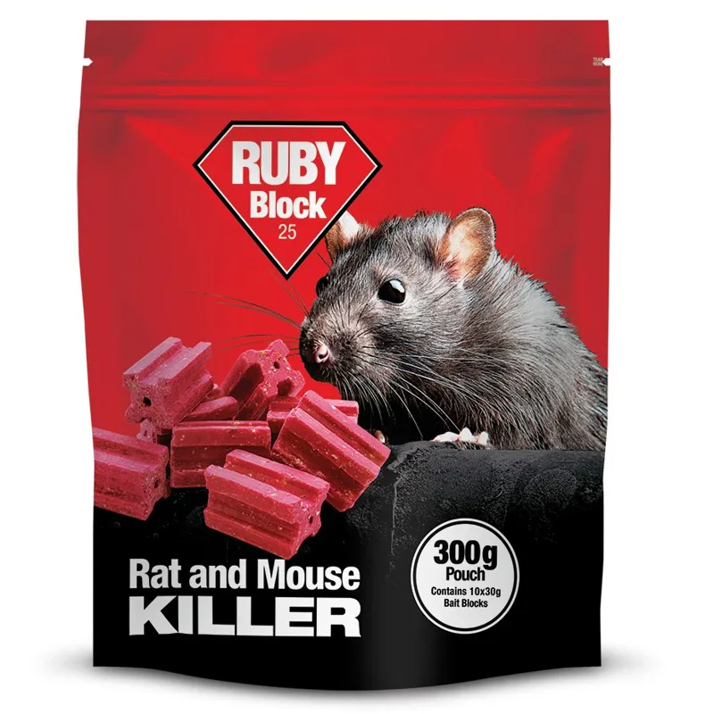 Ruby Block Bait Display Pack 5 x 300g